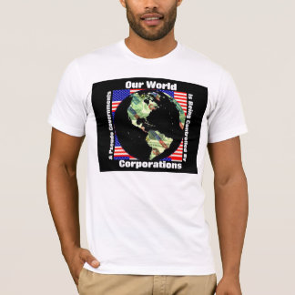 Bedrijfscriminaliteit en pseudooverheid t-shirt