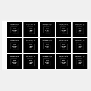 Bedrijfseigendom van Black Logo Activa Labels