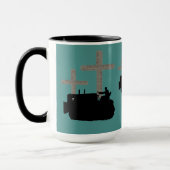 BEDRIJFSENGINEER BULLDOZER CROSS JESUS MOK (Links)