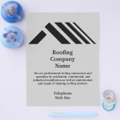 Bedrijfsflyer Dakdekkersbedrijf Flyer (Enkel)