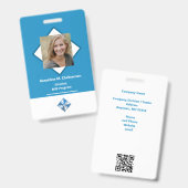 Bedrijfsfoto Identiteitsbadge Badge (Voor- en achterkant)
