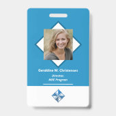 Bedrijfsfoto Identiteitsbadge Badge (Voorzijde)