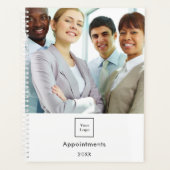 Bedrijfsfoto logo wit team QR code 2025 Planner (Voorkant)