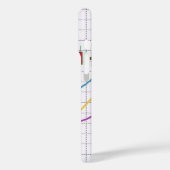 Bedrijfsgrafiek op aandelenmarkt white design Case-Mate iPhone case (Achterkant / Links)