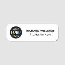 Bedrijfsidentificatiebadge met Naam en Logo