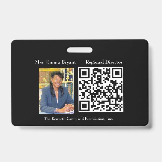 Bedrijfsidentiteitskaart Badge (Voorzijde)