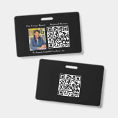 Bedrijfsidentiteitskaart Badge (Voor- en achterkant)