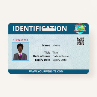 Bedrijfsidentiteitskaart en het Badge van de Naam