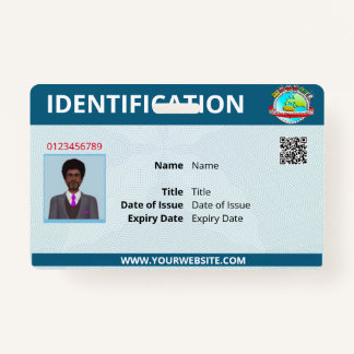 Bedrijfsidentiteitskaart en het Badge van de Naam