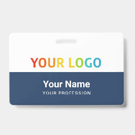 Bedrijfsinline-logo ID | Aangepast personeelskaart Badge