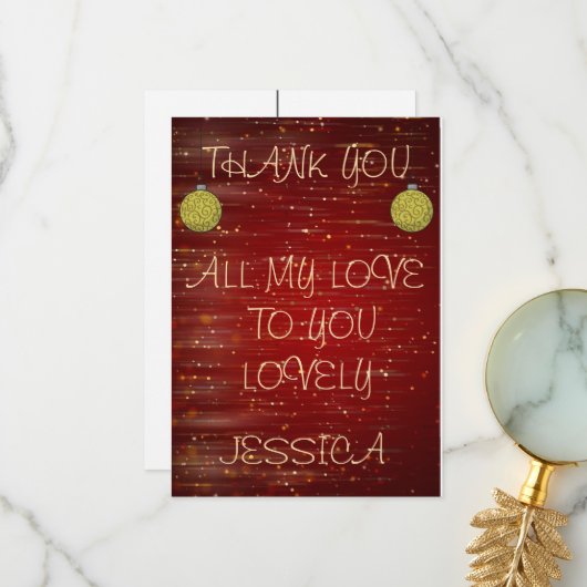 BEDRIJFSKAART BEDANKKAART (Voorkant / Achterkant in situ)