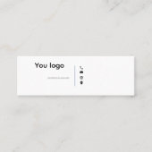 Bedrijfskaarten Mini Visitekaartje (Voorkant)