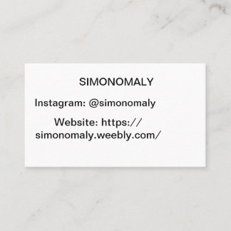 Bedrijfskaartje Visitekaartje