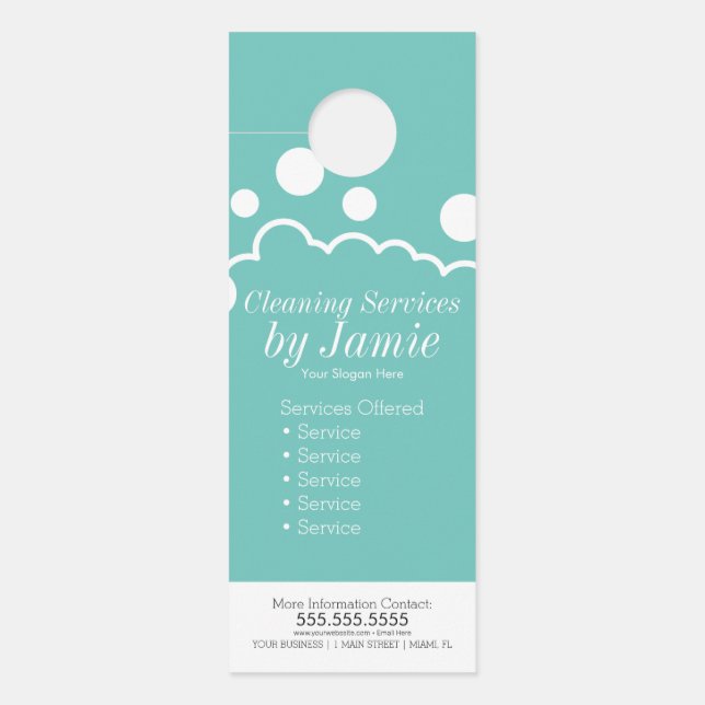 Bedrijfsklare oplossingen voor schoonmaakservice (Voorkant)