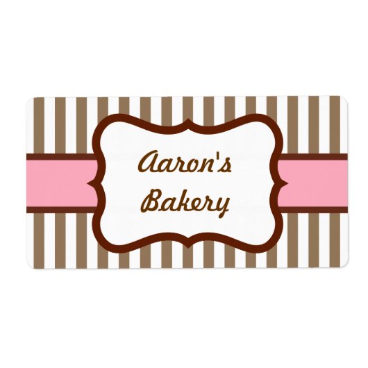 bedrijfslabels Gepersonaliseerd Etiket (Voorkant)