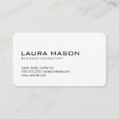 Bedrijfsleven Visitekaartje (Achterkant)