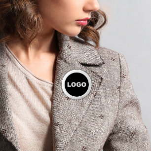 Bedrijfslogo branding employee promotie ronde button 3,2 cm
