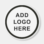 Bedrijfslogo evenement logo personaliseren magneet (Voorkant)