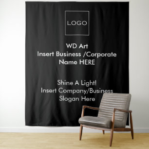 Bedrijfslogo Evenement Wandkleed Banner