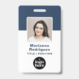 Bedrijfslogo Foto Pasfoto Personeelskaart Badge