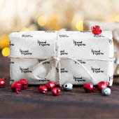 Bedrijfslogo Inpakpapier Merk Giftwrapping