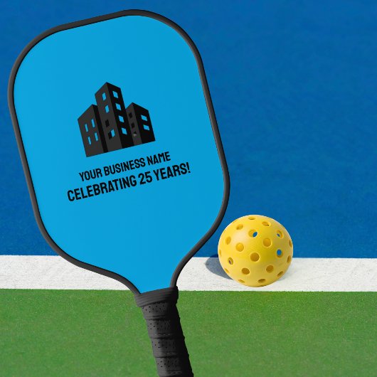Bedrijfslogo # Jaar Custom Pickleball Paddle
