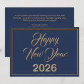 Bedrijfslogo kerstkaart (Voorkant / Achterkant)