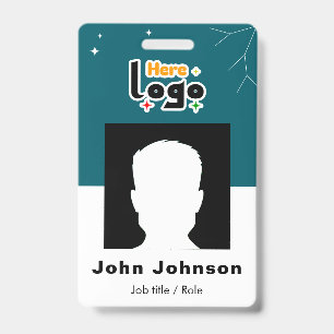 Bedrijfslogo Personeel Identificatiebadge met Foto Badge