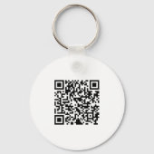 Bedrijfslogo QR-code sleutelhanger (Achterkant)