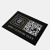 Bedrijfslogo QR-code zakendoormat Deurmat (Schuin)
