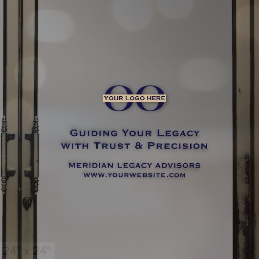 Bedrijfslogo Raamsticker