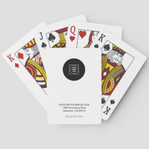 Bedrijfslogo Retouradres Branding Pokerkaarten
