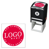 Bedrijfslogo toevoegen Bedrijfseigenaar Zelfinktende Stempel (In situ)