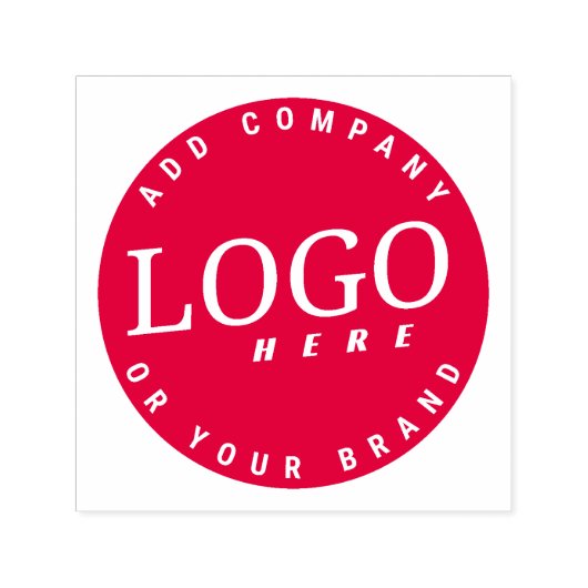 Bedrijfslogo toevoegen Bedrijfseigenaar Zelfinktende Stempel (Design)