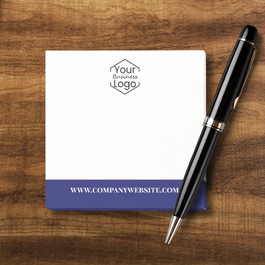 Bedrijfslogo & Website Blauw Professioneel Modern Post-it® Notes