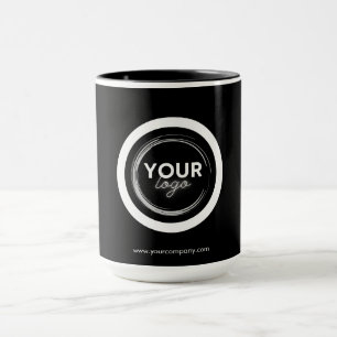Bedrijfslogo Zakelijk Minimalistisch Merk Mok