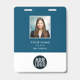 Bedrijfsmedewerkers Foto Streepjescode Zakelijk Lo Badge