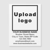 Bedrijfsmerk op 4,25"x 5,6"Witte Magnetische Kaart (Voorkant)