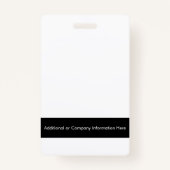 Bedrijfsnaam badge (Achterkant)