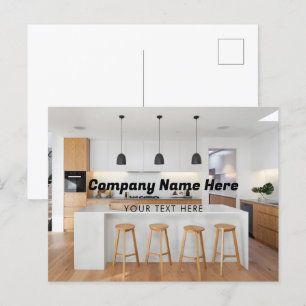 Bedrijfsnaam Bedrijf Promotie Foto Feestdagenkaart