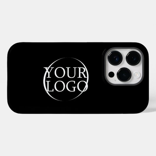 Bedrijfsnaam Creëer Uw eigen bedrijfstekst Case-Mate iPhone Case (Achterkant (horizontaal))