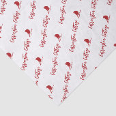 Bedrijfsnaam en aangepaste Logo. Verpakking Tissuepapier (Detail)