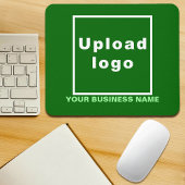 Bedrijfsnaam en Logo op Groene Muismat