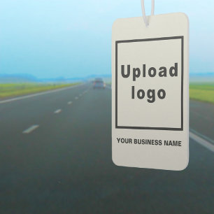 Bedrijfsnaam en Logo op Luchtverfrisser