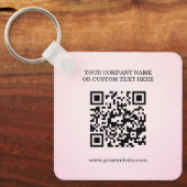 Bedrijfsnaam en Logo Sleutelhanger (Voorkant)