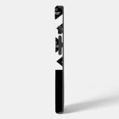 Bedrijfsnaam & Logo Patroon Case-Mate iPhone Case (Achterkant / Links)