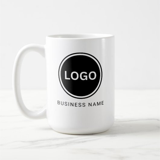 Bedrijfsnaam Logo Simple Business Koffiemok (Links)