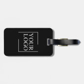 Bedrijfsnaam Logo toevoegen Bedrijf Professionele Bagagelabel (Achterkant horizontaal)