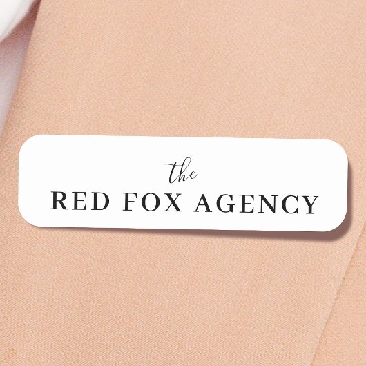 Bedrijfsnaam | merknaam van het bedrijf naamplaatje