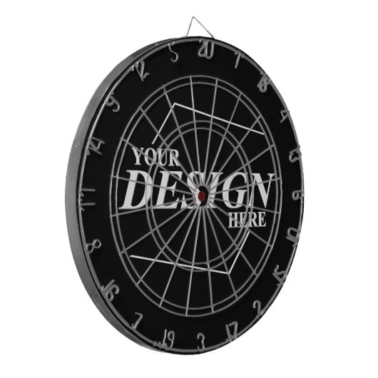 Bedrijfsnaam Ontwerp uw eigen naam Dartbord (Voorkant Links)